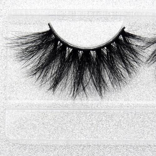 Visofree 25mm 3D Mink Eyelashes Upper Lashes 100% Real Mink Strip Eyelashes Handmade Crossing Mink Eye Lashes Extension E84