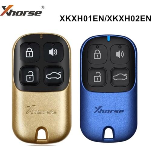 Xhorse XKXH01EN/XKXH02EN Wired Universal Remote Key 4 Buttons for VVDI/VVDI2 Key Tool English Version