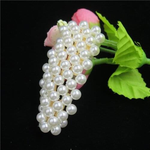 12PCS/LOT Fashion Women Girls Elegant Drop Pearls Hair Clip Sweet Headwear Hair Scrunchy Hairpins Barrettes Hair Accessories