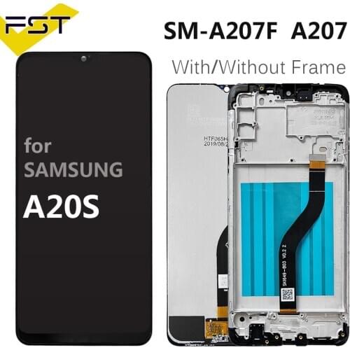 6.5''LCD For SAMSUNG Galaxy A20s A207 A2070 SM-A207F LCD Display Touch Screen Digitizer Assembly Repacement Parts For A20S