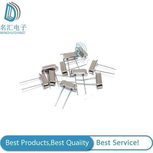 10Pcs/lot HC-49S Crystal Oscillator 24MHZ DIP-2 24.000 Mhz 24M Oscillator Quartz Resonator