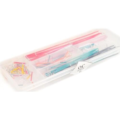 14kind 10strip = 140pcs U Shape Solderless Breadboard Jumper Cable Wire Kit For PCB Bread Board