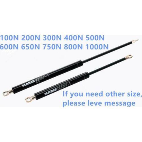2pcs/Lot) Force Lift Support Furniture Gas Strut Spring 100N-1000N/10-100kg Commission Gas Spring Tailor-Made Gas Spring
