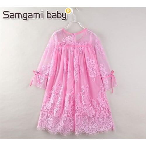 2020 Girl Baby Girl Long Sleeve Dress in Summer