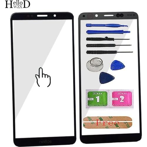 5.99'' Front Outer Glass Panel For TP-LINK Neffos C9 Touch Screen Panel Front Glass Lens Sensor Mobile Tools (No LCD Digitizer)