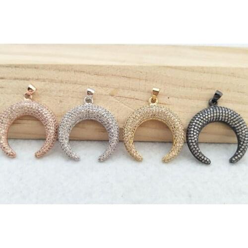 5 Pcs Tiny CZ crystal Charm Jewelry,CZ zircon Stone Micro pave Pendant,women Jewelry Finding DIY necklace making PD821