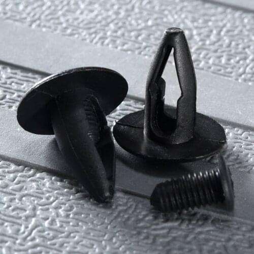 50Pcs 8.5mm Hole Nylon Bumper Fender Retainer Fastener Rivet Clips For Mazda Kia Nisson Ford Car Door Trim Panel Clip