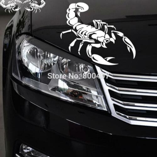 20 x Car styling Creative Car Sticker Vivid Scorpions Car Decal Car-covers for Tesla Toyota Kia Chevrolet Volkswagen VW Hyundai