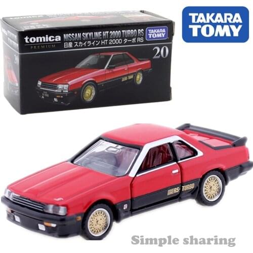 Takara Tomy Tomica Premium No. 20 Nissan Skyline HT 2000 Turbo RS 1:63 AUTO CAR Motors Vehicle Diecast Metal Model New Toys