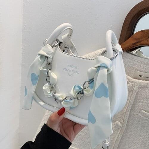 Design Chain Scarf Womens Summer 2021 Mini Shoulder Messenger Bag new crossbody bags