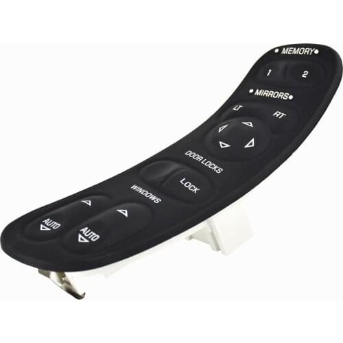 For Chevrolet C5 Corvette 1997-2004 Black Front Power Window Switch