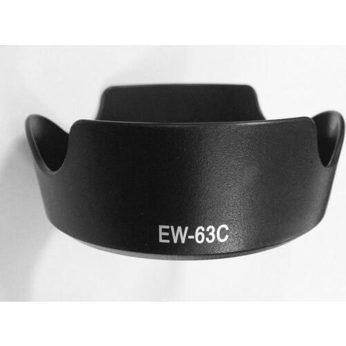 EW-63C EW63C Black/white Flower shape Lens Hood for canon EF-S 18-55mm f/3.5-5.6 IS STM