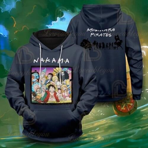 3D Printed Hoodies One Piece Hoodie Men Sweatshirt Women Harajuku Pullovers Casual Hot Sale Anime Black 3D Hoodies Clothes