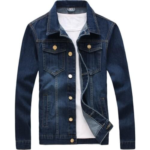 Classic Thick Warm The Denim Jackets For Men 2020 New Fashion Fleece Turn-down Collar Outerwear Jeans Jacket Male Clothing #3301