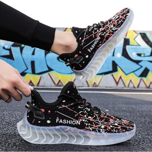 Summer Running Shoes Men Sports Shoes for Men Mesh Breathable Sneakers Outdoor Walking Jogging Shoes Male Trainer Athletic Shoes
