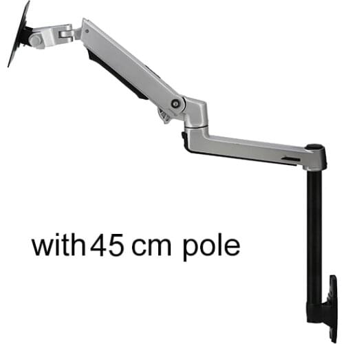 Hyvarwey XSJ8012W-300 Wall Mount Full Motion Monitor Mount Arm Aluminum Mechanical Spring Arm Monitor Holder Support
