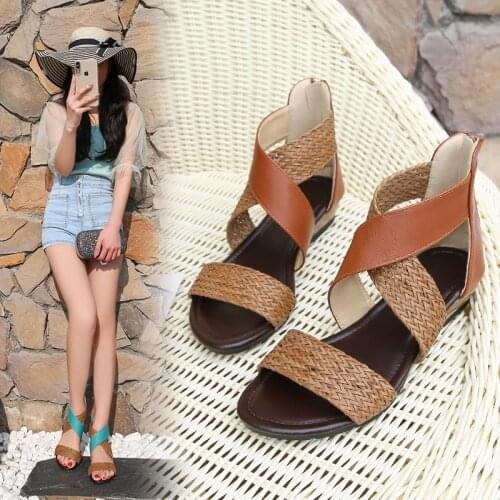 Women Sandals New Summer Gladiator Shoes Woman Sandals For Wedges Chaussure Femme Casual Platform Shoes Plus Size