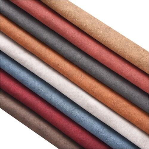 Pure Color 100% Polyester Technology Velvet Fabric Sofa Pillow Cushion Car Cover Soft Bag Background Wall Luggage Fabric Cloth