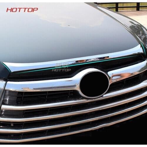 Front Engine Hood Trim For Toyota Highlander 2015 2016 2017 2018 Car Styling