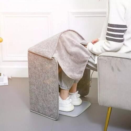 Portable 5 Modes Heat Set Winter Heater Portable Foot Warmer Home and Office Under Desk Electric Pad Silence Foot Heater