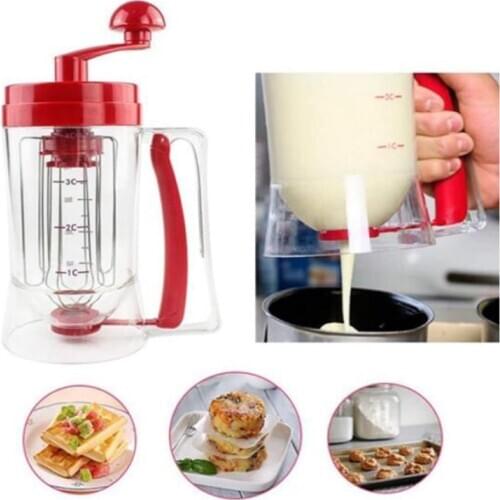 Manual Batter Dispenser Pancake Cupcake Batter Mixer Dispenser Blender Machine Baking Tool Bakeware Maker Kitchen Accessories