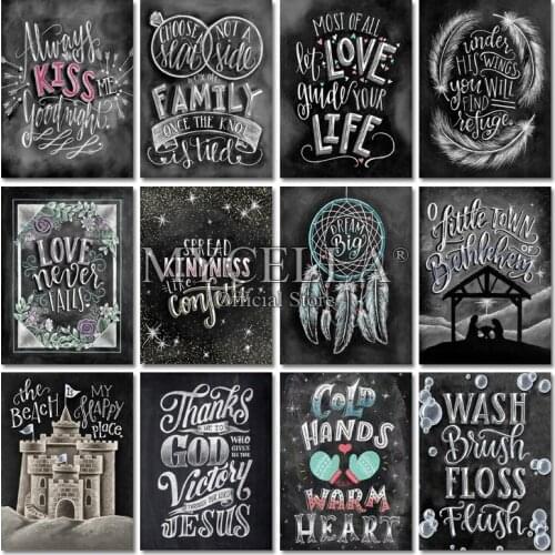 DIY,Cartoon,Diamond Embroidery,Blackboard,Full Round,Diamond Painting,Cross Stitch,5D,Needlework,Rhinestone,Mosaic,Decor,Gift