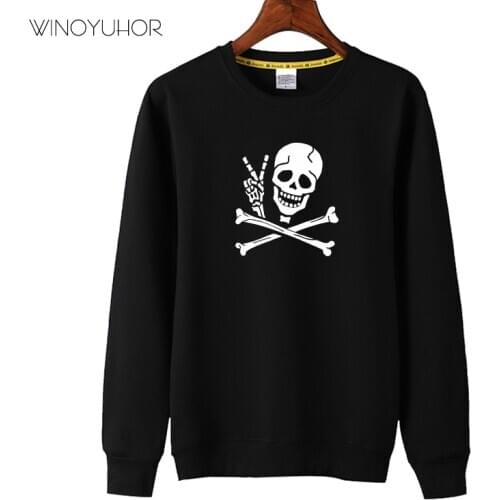 Skull Skeleton Printed Sweatshirt Children Hip Hop Rock Streetwear Boys 2019 Autumn Long Sleeve Hoodies Baby Girl Clothing