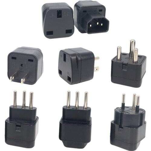 Universal UK To US/AU/ EU/Italy/ South Africa/Swiss/ plug Travel Wall AC Power Charger Outlet Adapter Converter 2/ 3 Pin Socket