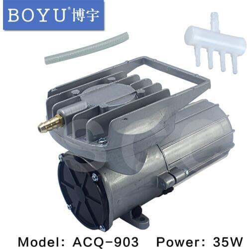 Permanent magnet DC membrane air compressor for aquarium add oxygen pump .Direct current air pump for seafood transportation