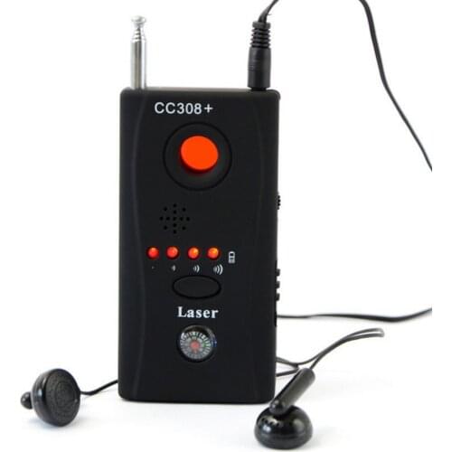 High Quality Full-Range Wireless Camera Detector For Signal RF Detector Camera Laser Lens GSM Device Finder with US/EU Plug