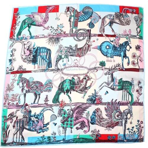 2020 fashion thin style luxury quality plain silk scarf scarf mulberry silk fashion scarf 90*90cm