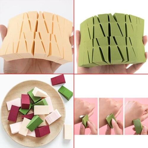 24pcs/lot Women Makeup Foundation Triangle Sponge Face Cosmetic Puff Cosmetic Sponge Tools