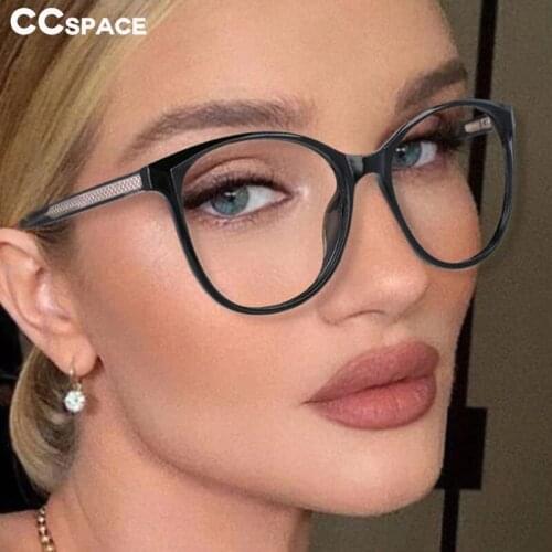 49825 Tr90 Plastic Titanium Round Brand Cat Eye Anti Blu-Ray Glasses Frame Men Women Optical Fashion Computer Eyeglasses