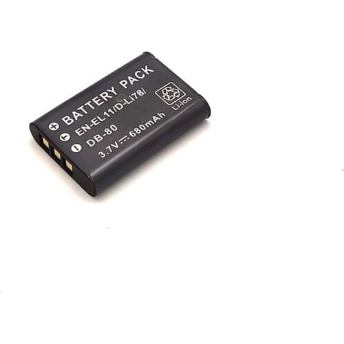 EN-EL11 LI-60B D-Li78 NP-BY1 NP BY1 Battery for Nikon Coolpix S550 S560 Pentax M50 W60 W80 V20 Sony HDR-AZ1 AZ1V AZ1VR