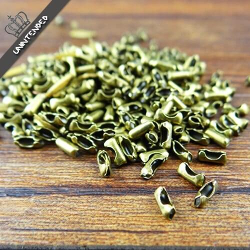 Diy accessories material vintage handmade beaded beads slipping beads buckle 1.5mm