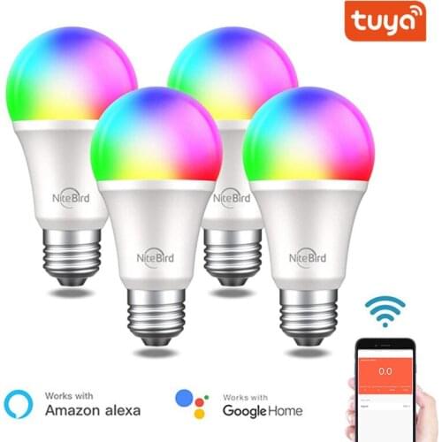 E27 Smart Control Lamp Led RGB Light Dimmable 8W 75W RGB+W Led Lamp Colorful Changing Bulb Led Lampada RGB+W White Decor Home