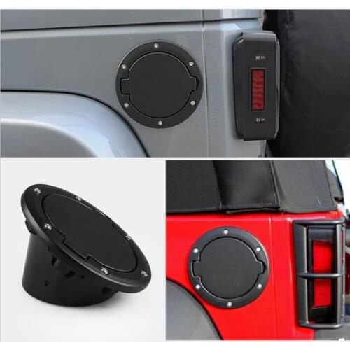 For Jeep Wrangler 2007-2018 High Quality Aluminum Alloy ABS Fuel Tank Cap Fuel Tank Cap Car Accessories