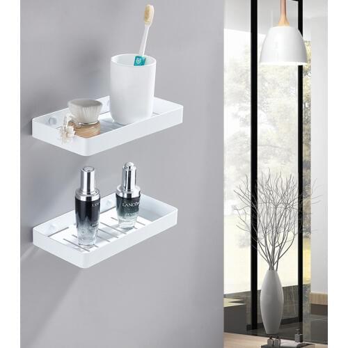 Bathroom Shelves Metal 6 Color Shower Corner Shelf Cosmetic Rack Soap Shampoo Storage Hooks Modern Bathroom Fitting Bath Holder