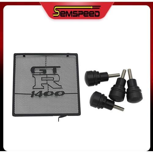 Motorcycle Stainless Steel Grille Radiator Guard Cover Front Fender Slider Crews For Kawasaki GTR 1400 gtr 1400 2006-2019 2020