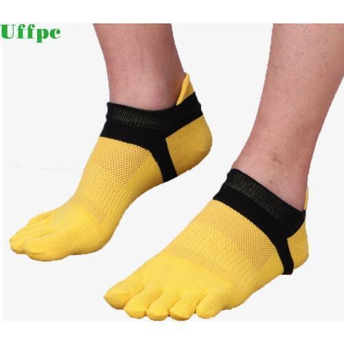 10pieces=5pairs=1lot New Brand Five Finger Socks Summer Cotton Sock Mens Casual Toe Breathable Calcetines Ankle Socks for Men