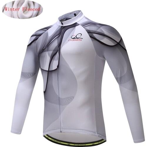New Team Thermal Fleece Cycling Jersey Winter Jacket Mtb Bicycle Clothing Riding Racing Warm Maillot Sport Tops Wear