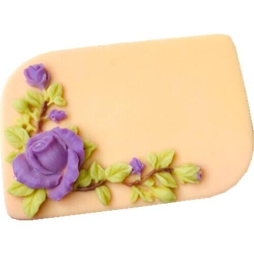 Newest Silicone Rose Soap Mold DIY Soap Making Mould Resin Mould Homemade Soap Candle Aroma Stone Moulds