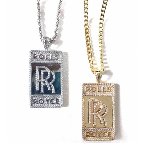 Popular designing iced out Rolls pendant