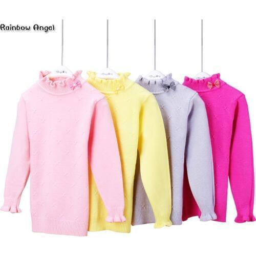 Rainbow Angel Warm Sweaters For Girls
