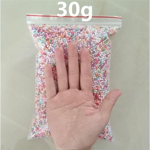 About 50000pcs 2-3mm Mixed colors and White beads styrofoam Polystyrene Bubble ball Suitable for decoration wedding, party, DIY