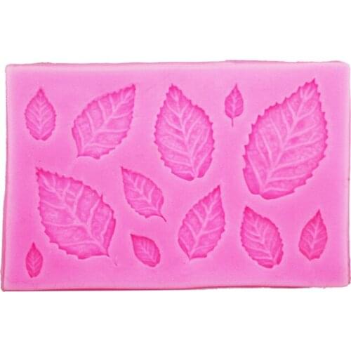 Various sizes leaf silicone mold fondant mold chocolate mold lace mold cake decorative mold P1365