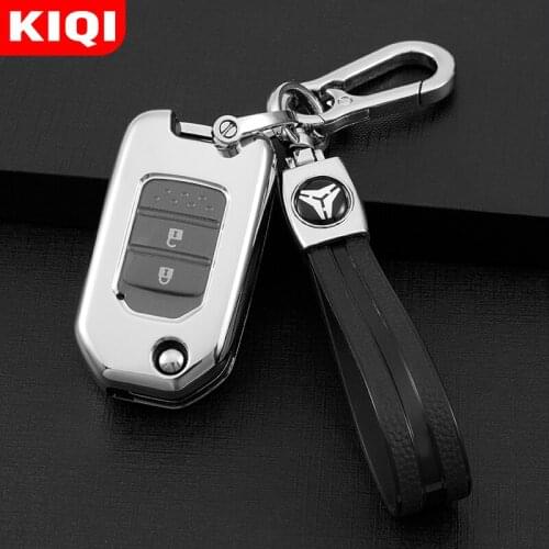 For Honda Civic CR-V HR-V Agreement Jade Crider Odyssey Soft TPU Car Folding Flip Key Case Cover Shell Bag Protector Keychain