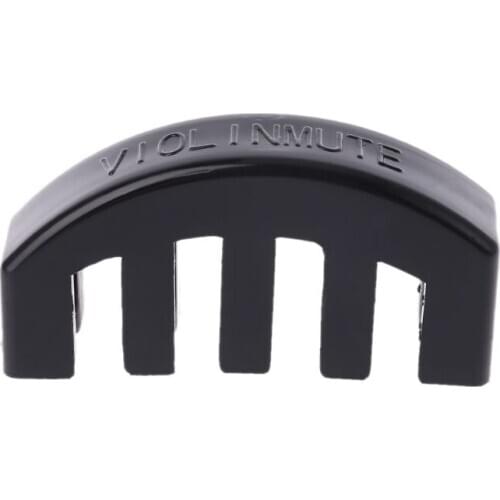 Violin Practice Heavy Black Rubber Violin Mute Silencer Acoustic Electric
