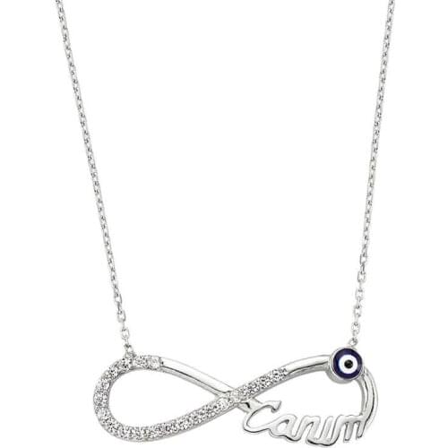 Tevuli 925 Sterling Silver The Genres Change Infinity Dear lady necklace