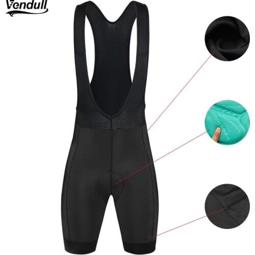 Whole Black Bicycle Bib Shorts Men Outdoor Wear Bike Cycling Pants Coolmax Gel Padded Riding Bib Shorts Cycling Bib Shorts 2021